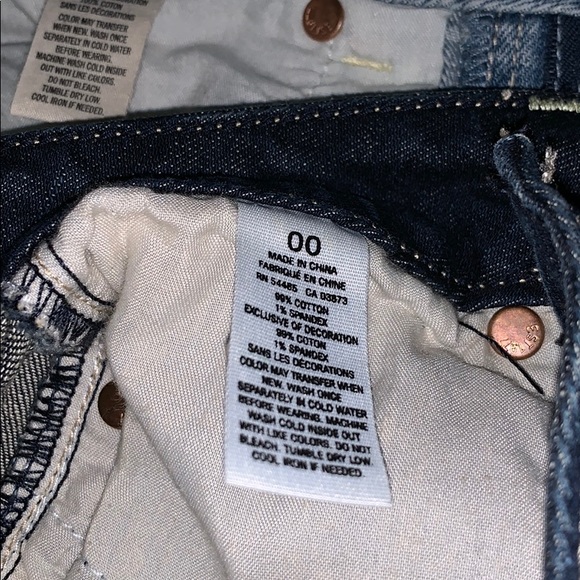 Two pairs of high waisted jean shorts - Picture 6 of 6